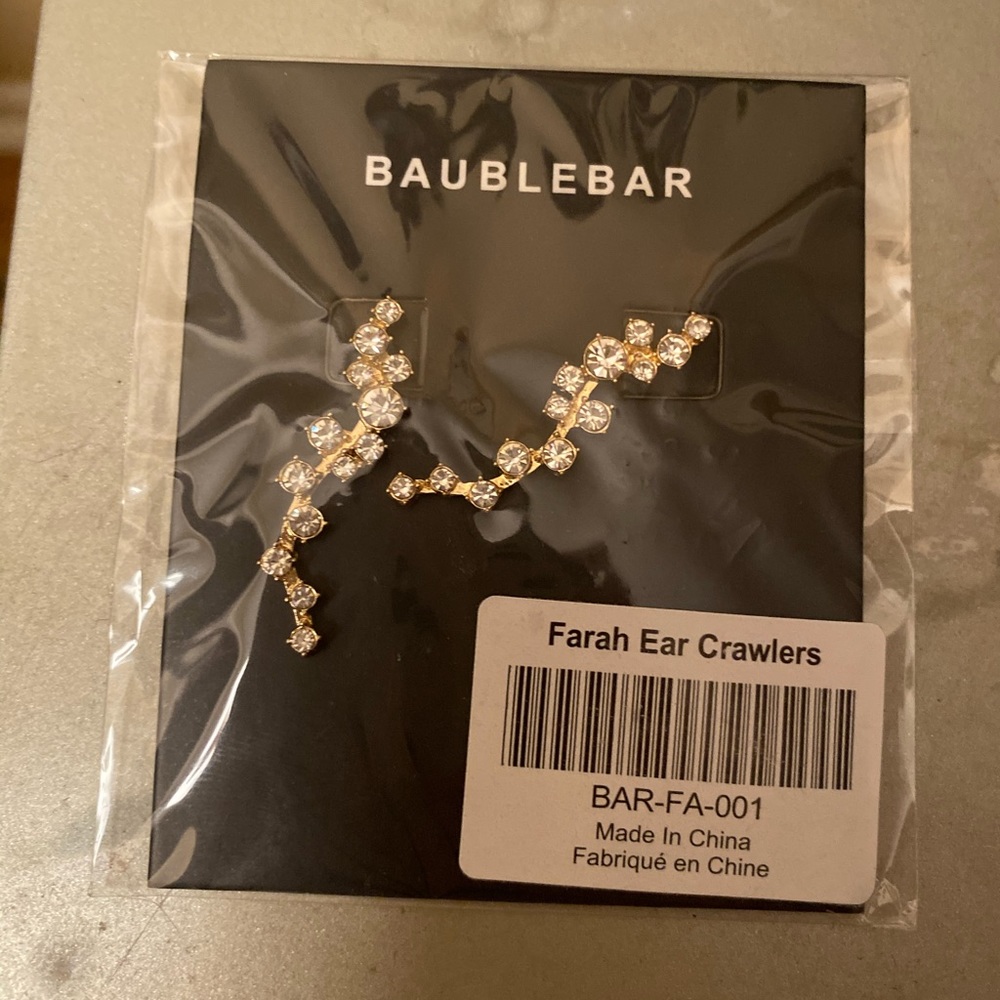 NWT Baublebar Farah Ear Crawlers